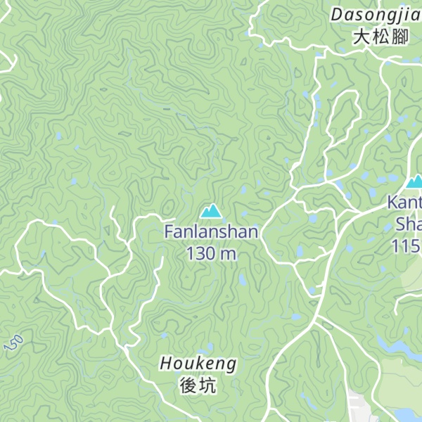 Map of Fanlanshan