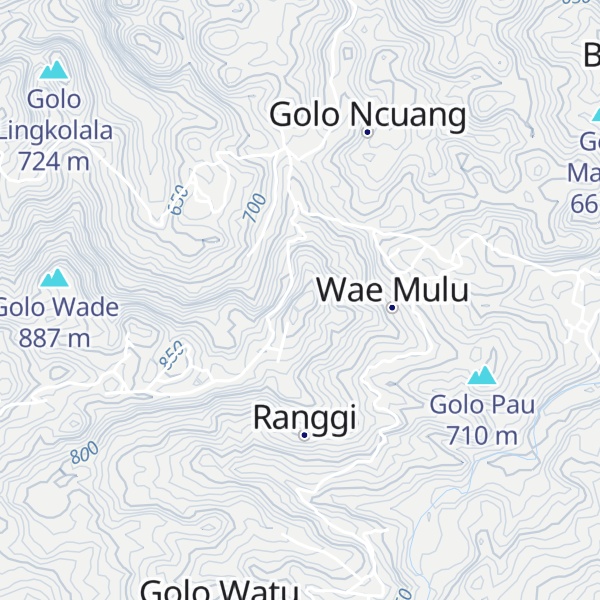 Map of Golo Tendarukang