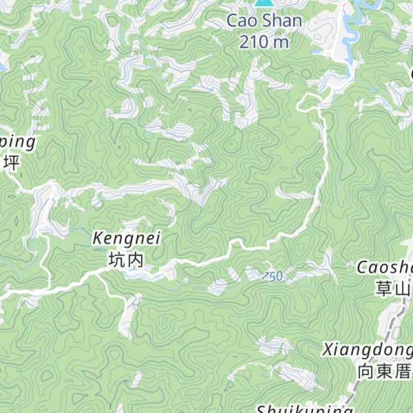 Map of Wojingchuang Shan