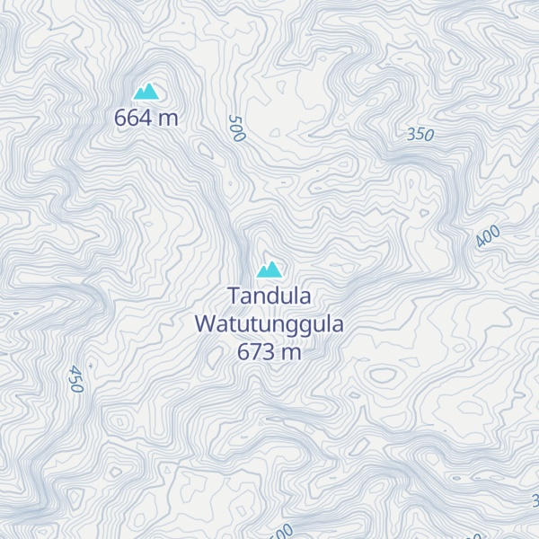 Map of Tandula Watutunggula