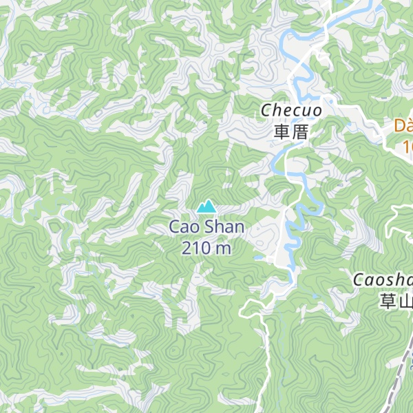 Map of Cao Shan
