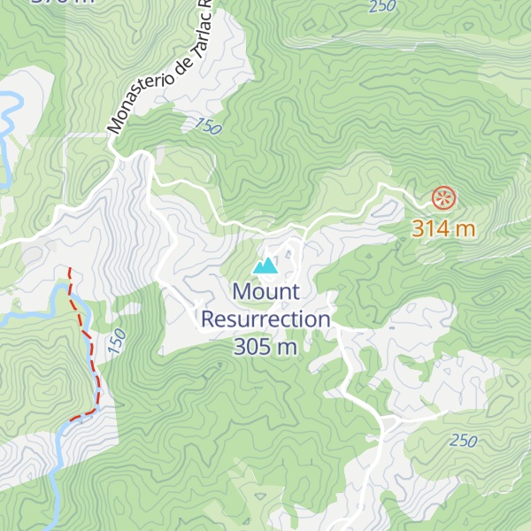 Map of Mount Resurrection