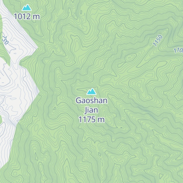 Map of Gaoshan Jian