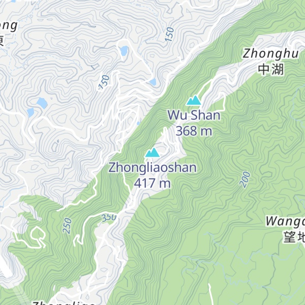 Map of Zhongliaoshan