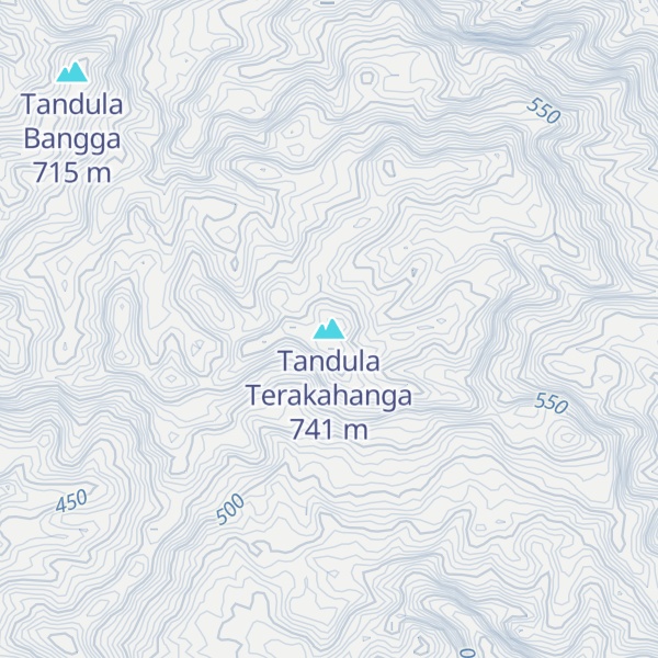 Map of Tandula Terakahanga