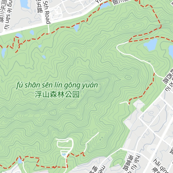 Map of Fú Shān
