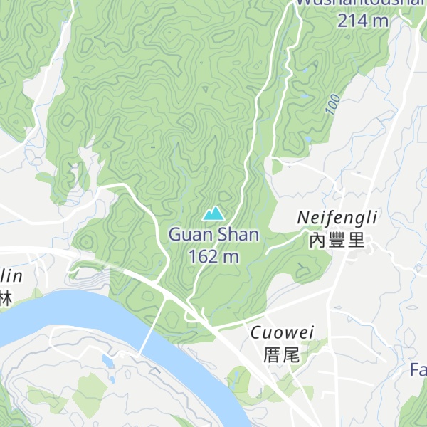 Map of Guan Shan