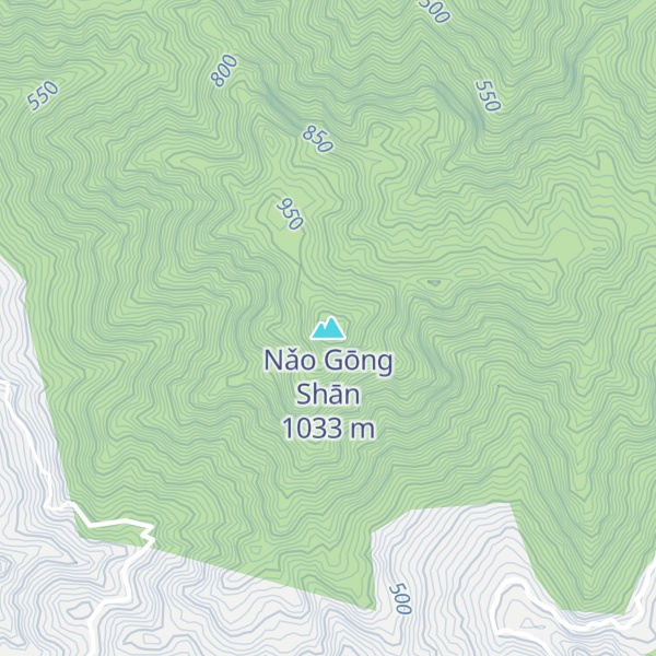 Map of Nǎo Gōng Shān