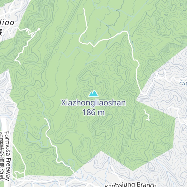 Map of Xiazhongliaoshan
