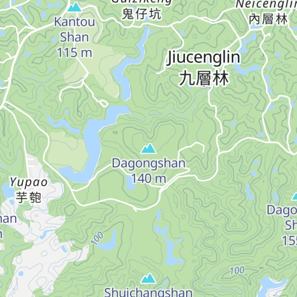 Map of Dagongshan
