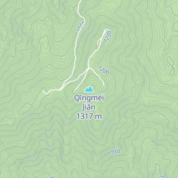 Map of Qīngméi Jiān