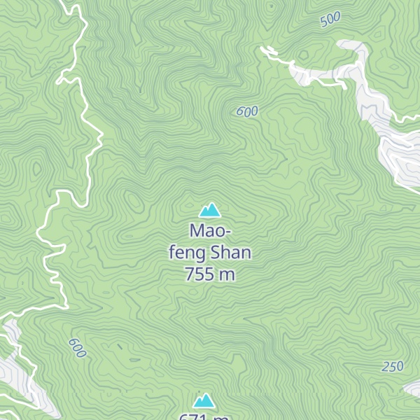 Map of Mao-feng Shan