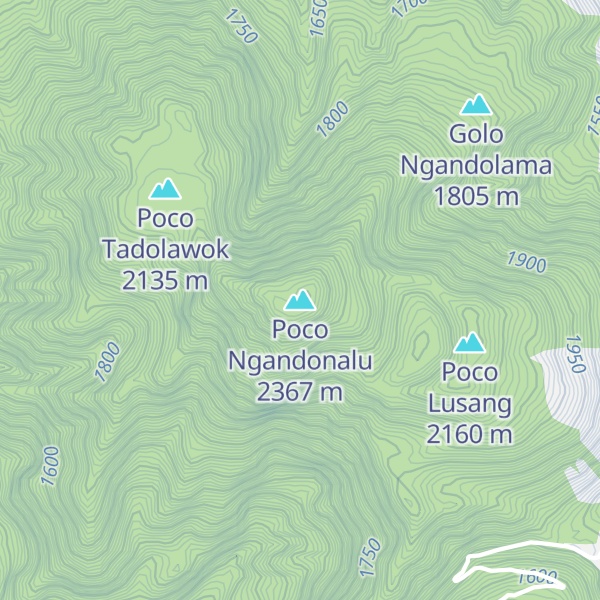 Map of Poco Ngandonalu
