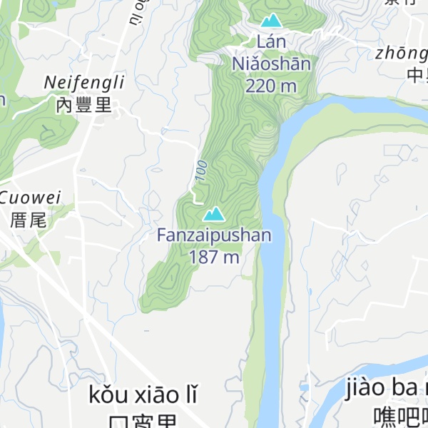 Map of Fanzaipushan