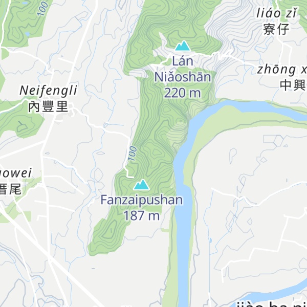 Map of Fanzipushan