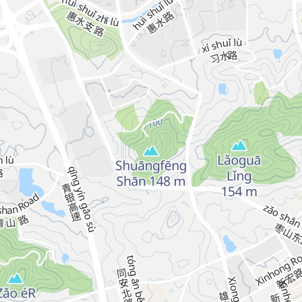 Map of Shuāngfēng Shān