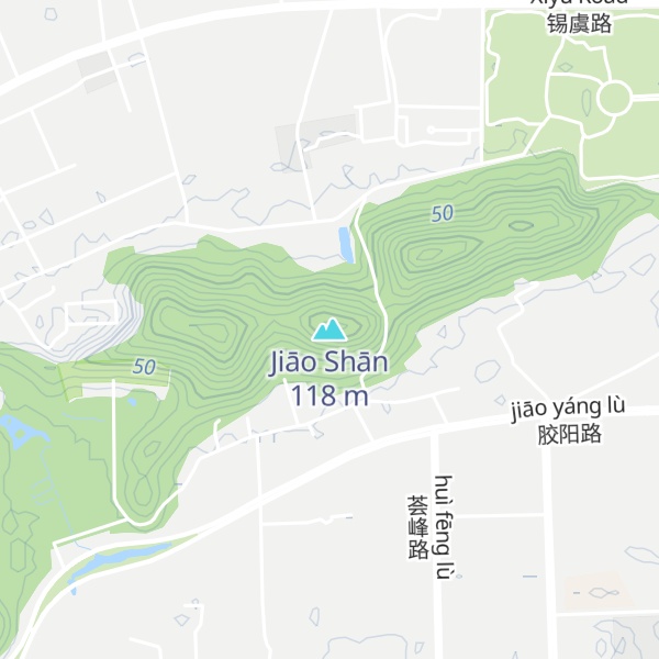 Map of Jiāo Shān
