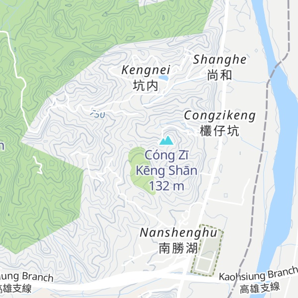 Map of Cóng Zī Kēng Shānxī Nánfēng