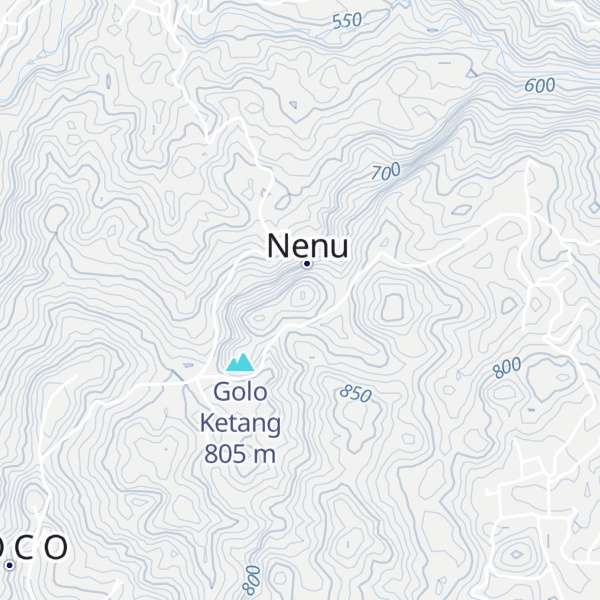 Map of Golo Wulut