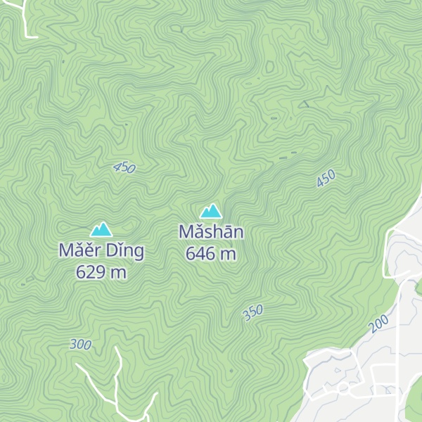 Map of Mǎshān
