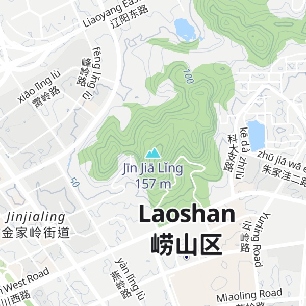 Map of Jīn Jiā Lǐng