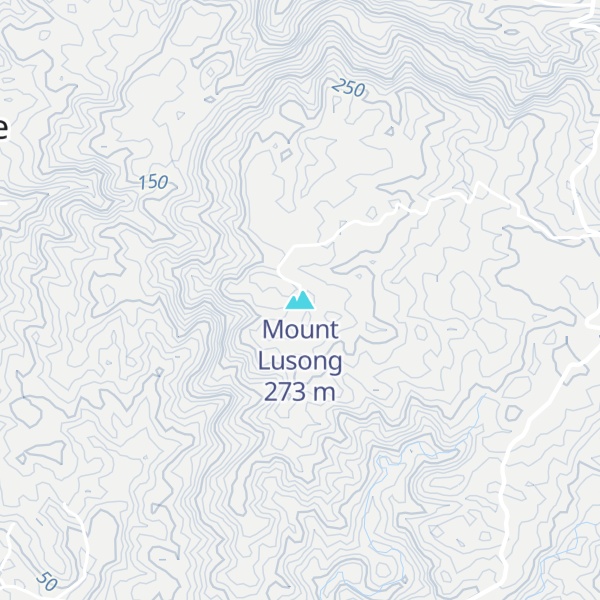Map of Mount Lusong