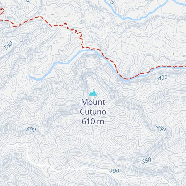 Map of Mount Cutuno