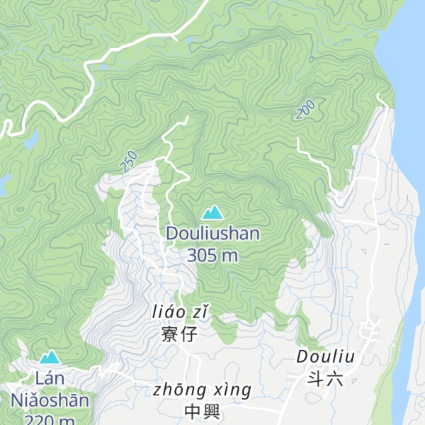 Map of Douliushan