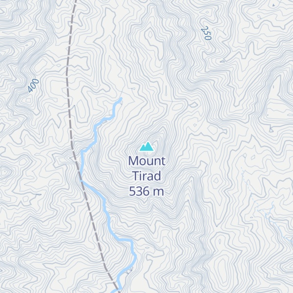 Map of Mount Tirad