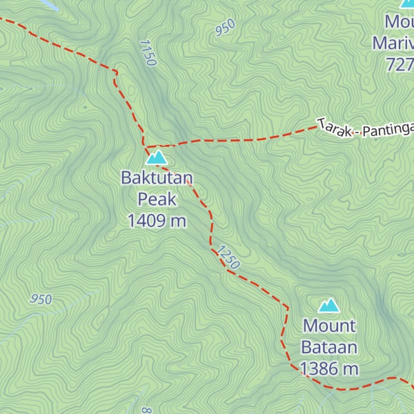 Map of Kilabot Peak
