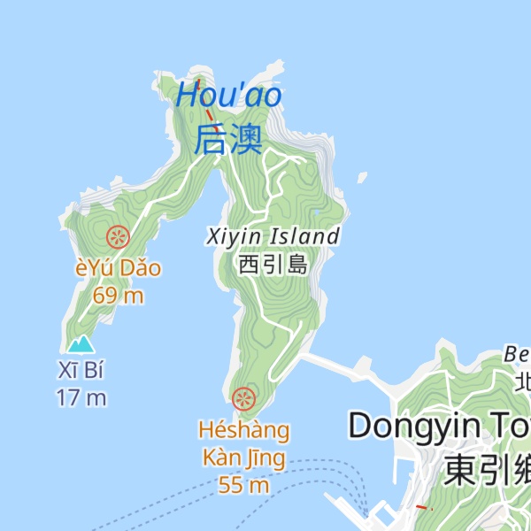 Map of Lianhuayuanshan