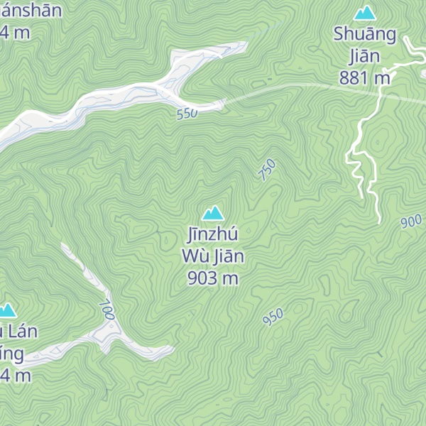Map of Jīnzhú Wù Jiān