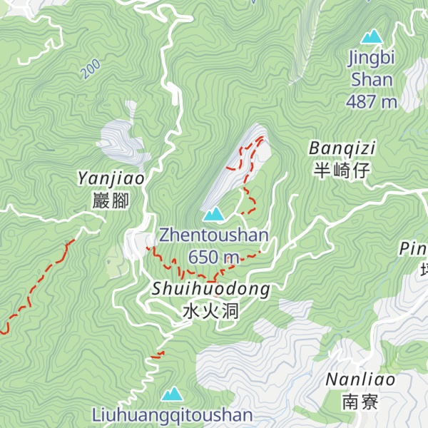 Map of Zhentoushan