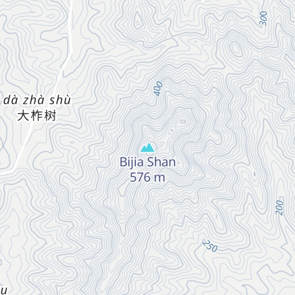 Map of Bijia Shan