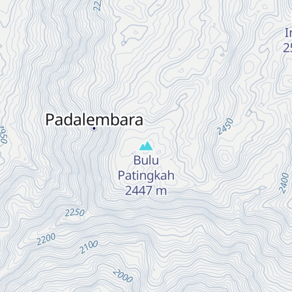 Map of Bulu Patingkah
