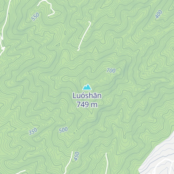 Map of Luóshān