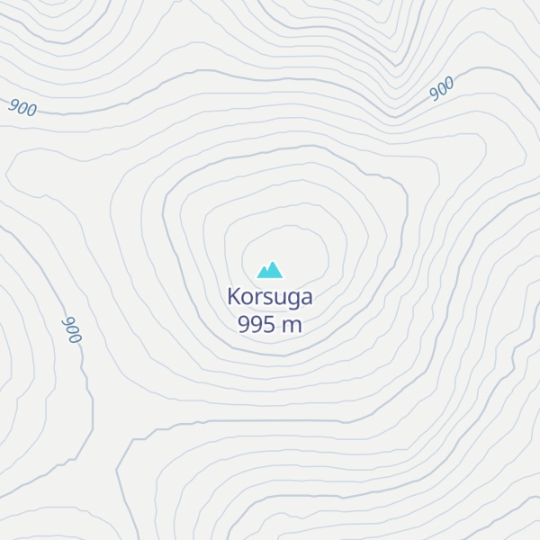 Map of Korsuga