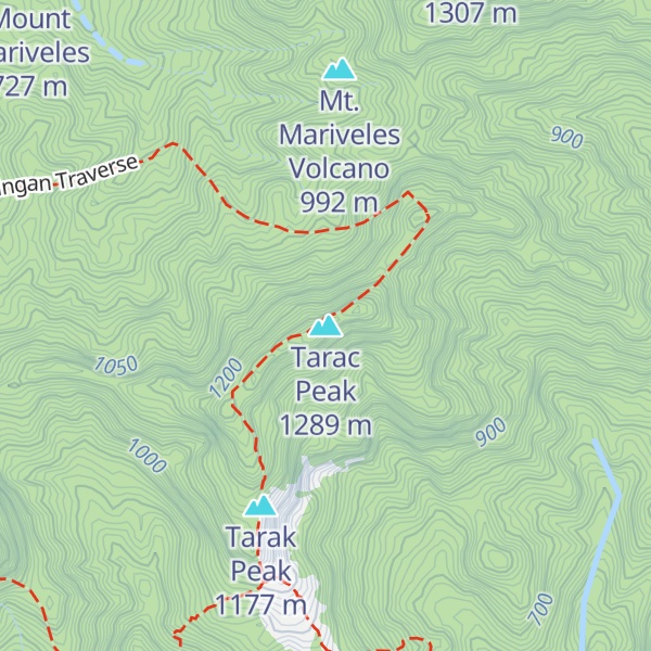 Map of Tarac Peak