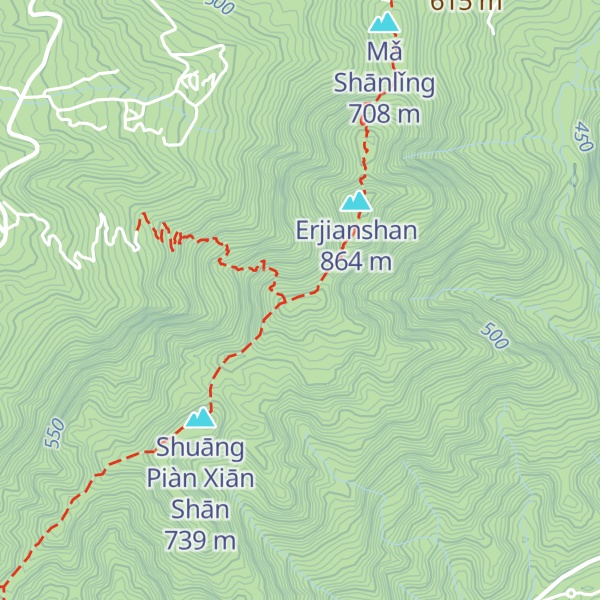 Map of Sān Jiānshān