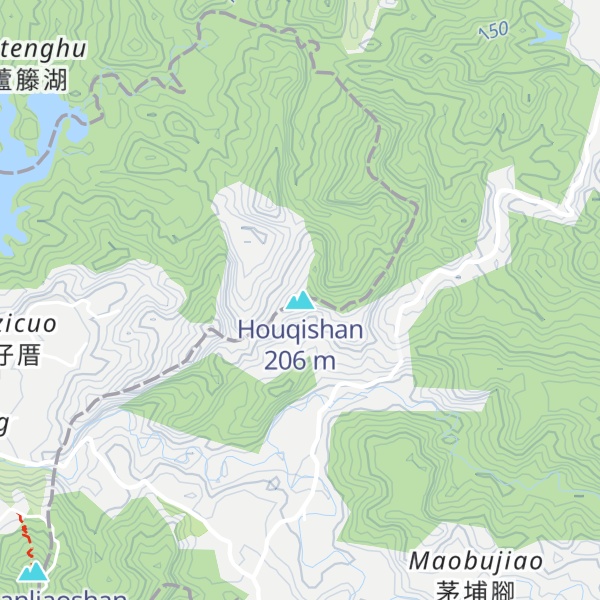 Map of Houqishan