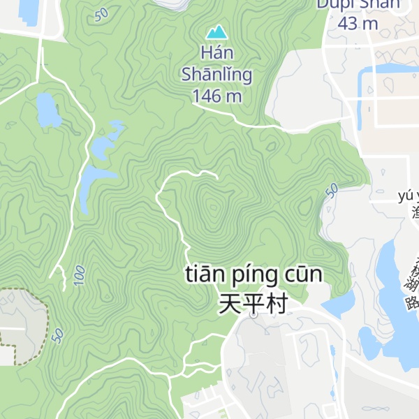 Map of Tiān Píngshān