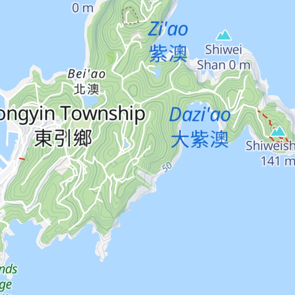 Map of Erchongshan