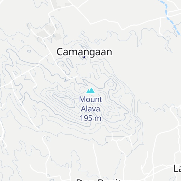 Map of Mount Alava