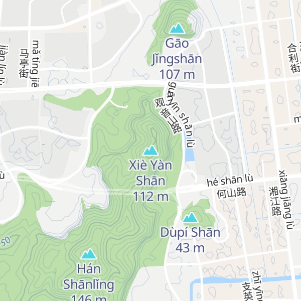 Map of Xiè Yàn Shān