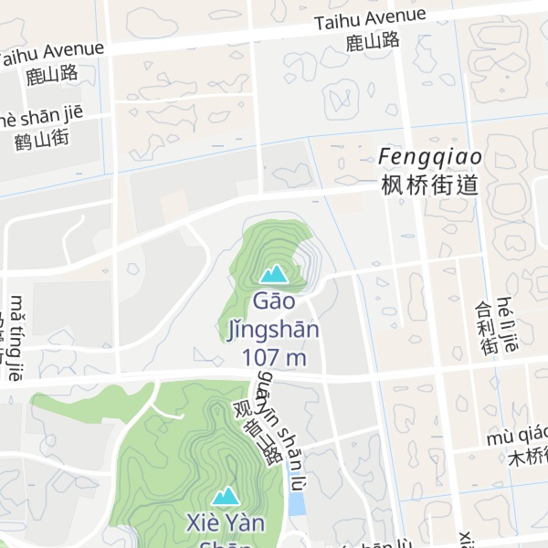 Map of Gāo Jǐngshān