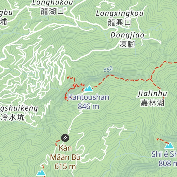 Map of Kantoushan