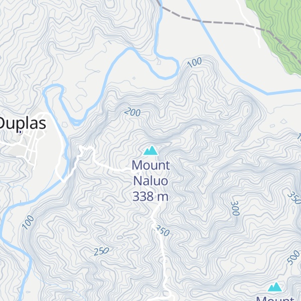 Map of Mount Naluo