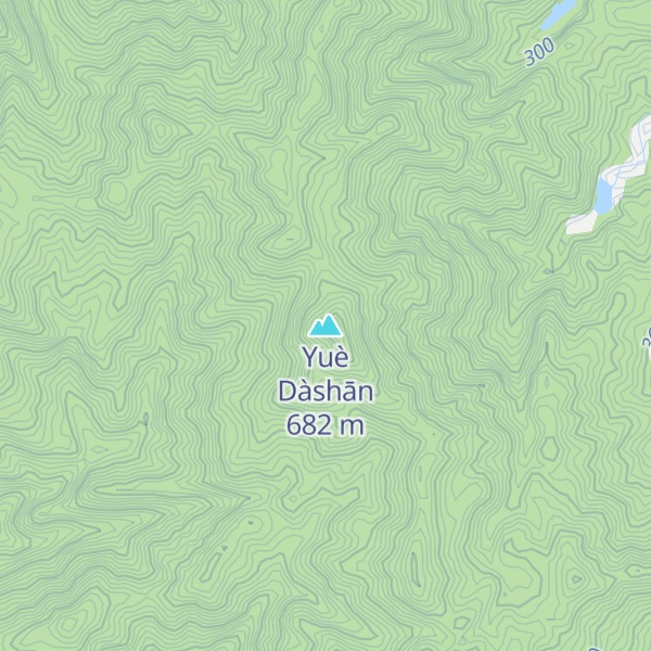 Map of Yuè Dàshān