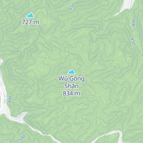 Map of Wǔ Gōng Shān