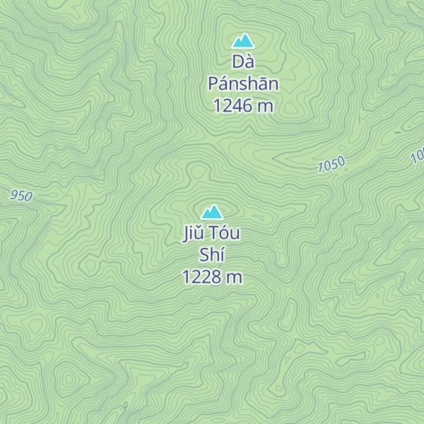 Map of Jiǔ Tóu Shí